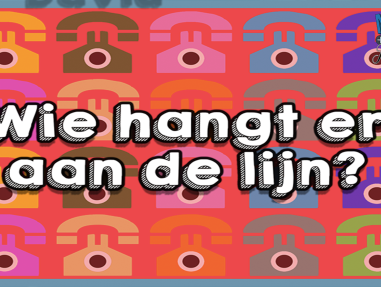 Wie hangt er aan de lijn: Bonjoeri!