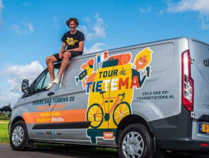 Tour de Tietema brengt op eigen manier de Tour de France bij een jong publiek