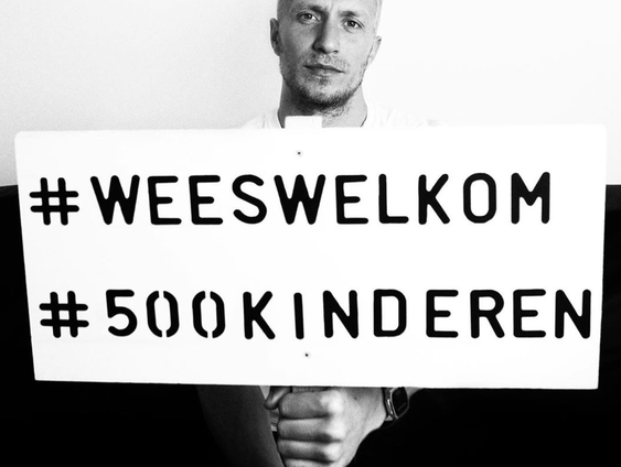 Joshua Nolet van Chef'Special voert actie voor vluchtelingenkinderen