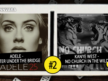 Introdomino 2: Adele - Water Under The Bridge / Kanye West - No Church In The Wild