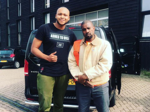 Quincy ontmoette Kanye West in Rotterdam