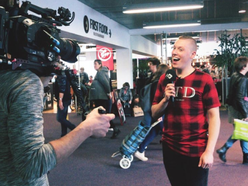 Peter Nauts ging namens Sanders Vriendenteam naar de huishoudbeurs!