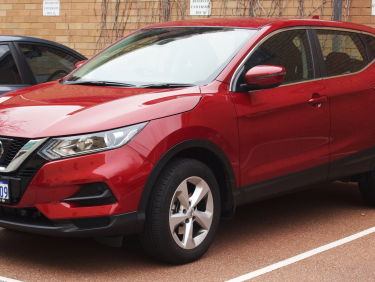 Knipperlichtliedje: Aubergine Nissan Qashqai