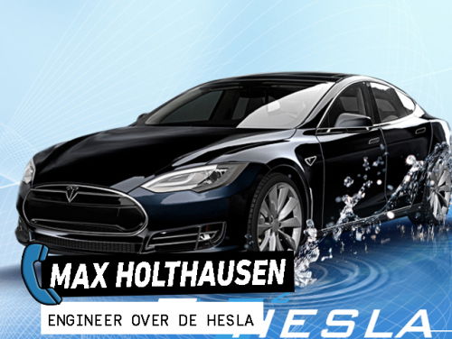 de hesla is een telsa op waterstof