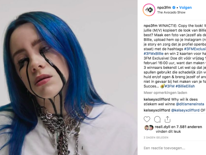 Teske bepaalt of jij naar de 3FM Exclusive met Billie Eilish mag!