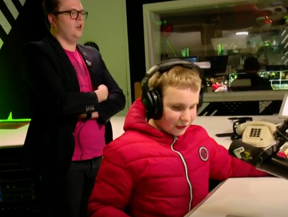 Rob en Wijnand laten droom van blinde Tygo uitkomen