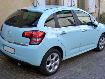 Knipperlichtliedje: Smurfblauwe Citroen C3 Exclusive