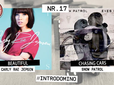 Introdomino: Beautiful - Carly Rae Jepsen & Chasing Cars - Snow Patrol
