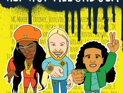 Van Extince tot Fresku, en van Sticks tot S10 je vindt ze allemaal terug in een speciaal hiphop-kleurboek