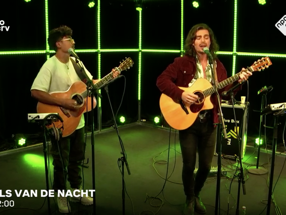 Dion Cooper in de Live Box bij Parels van de Nacht!