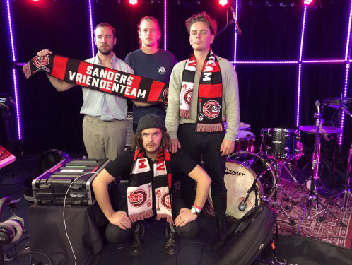 Door 3FM stond Amber Run in het voorprogramma van Kensington