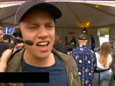 Roosmarijn ontmoet de mannelijke Britney Spears op Lowlands