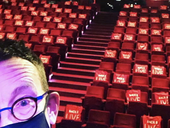 Dolf Jansen over het doen van de eerste cabaretshow met publiek tijdens testevenement