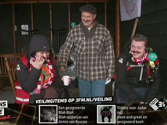 Rob en Jorien komen niet meer bij van het lachen