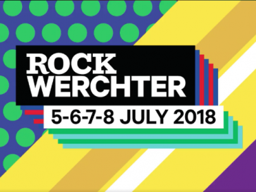 Robert belt in vanaf de Rock Werchter-camping