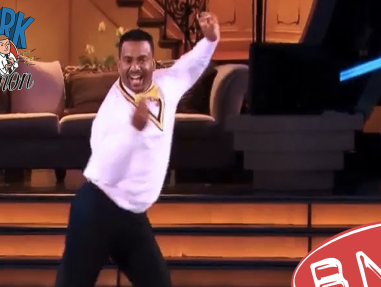 Hier heeft Mark zijn dansmoves van