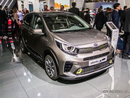 Knipperlichtliedje: Bruin Groen Zilvere Kia Picanto