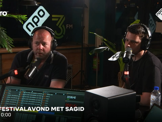 Ruud en Joost van WOO HAH! zijn uur lang co-host bij Sagid