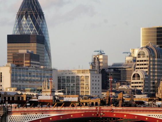 Het is stil in de City van Londen