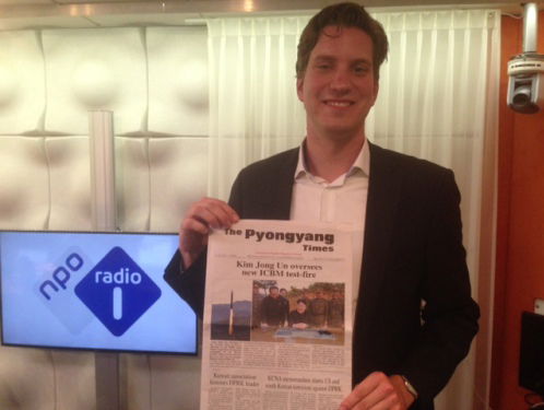 Michiel Hoogeveen op handelsreis naar Noord-Korea
