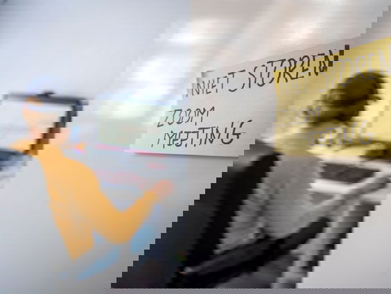 Werknemers willen thuis blijven