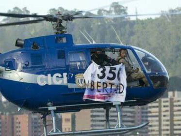 Heli valt ministerie Venezuela aan