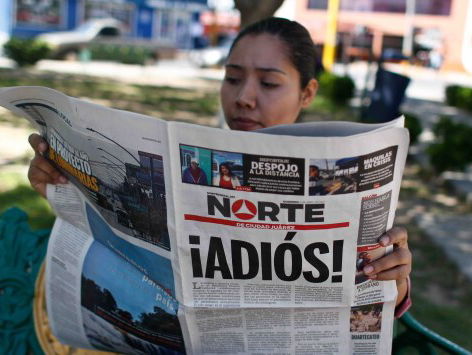Journalisten in Mexico werken met gevaar voor eigen leven
