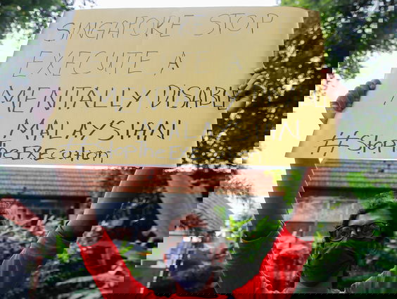 Man met verstandelijke beperking veroordeeld tot doodstraf in Singapore