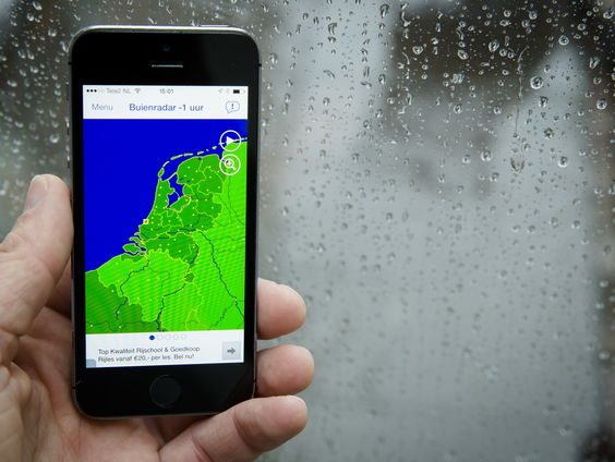 Zitten weer-apps er vaker naast?