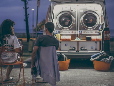 Gratis wasserette voor daklozen