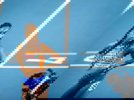 Atlete Jamile Samuel is terug, net op tijd voor de Spelen