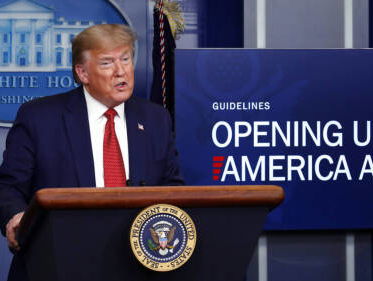 Trump presenteert plan om economie op te starten