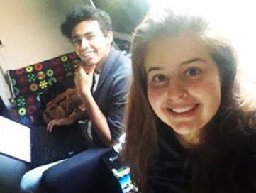 VN Jongerenvertegenwoordigers Elian en Sahar vanuit New York