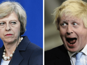 Theresa May, Boris Johnson en de Brexit-impasse