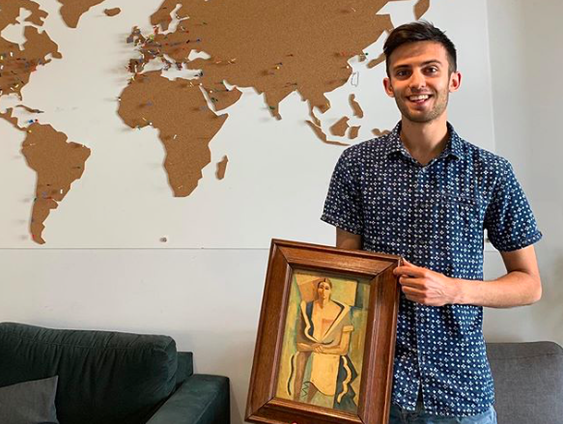 Student koopt echt kunstwerk voor 'prikkie' op Marktplaats