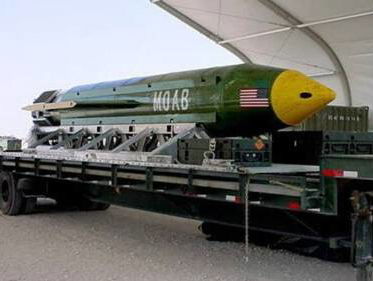 The Mother of All Bombs door VS gebruikt