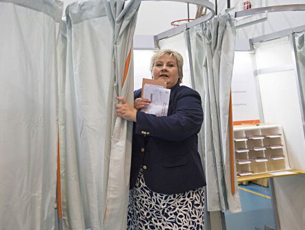 Spannende verkiezingen in Noorwegen