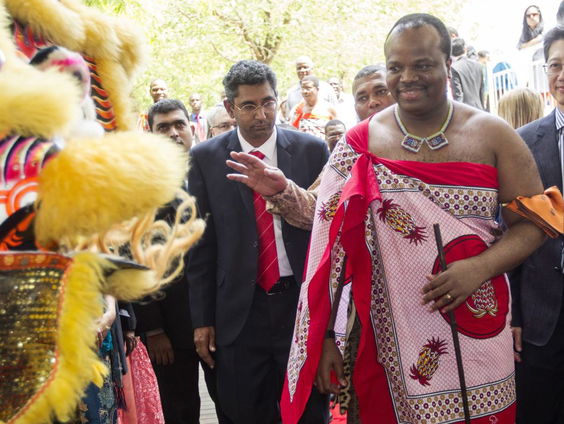 Kritiek op de koning van Swaziland