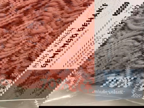 Gehakt in een zak is duurzamer