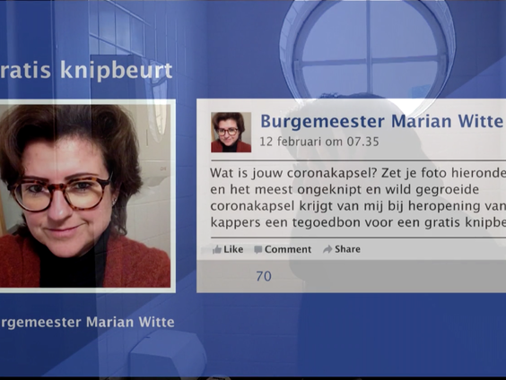 Burgemeester Geertruidenberg organiseert wedstrijd om 'ergste corona-kapsel'