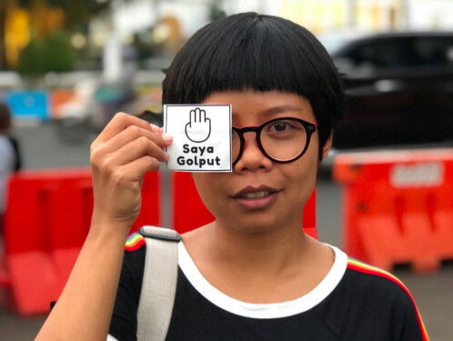 Online protest tegen verkiezingen in Indonesiƫ gaat viral