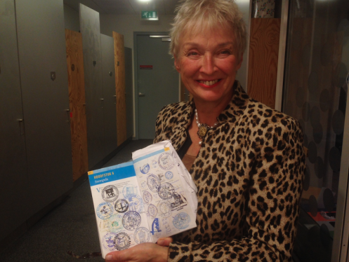 Christ'l Dullaert op bedevaart door Nederland