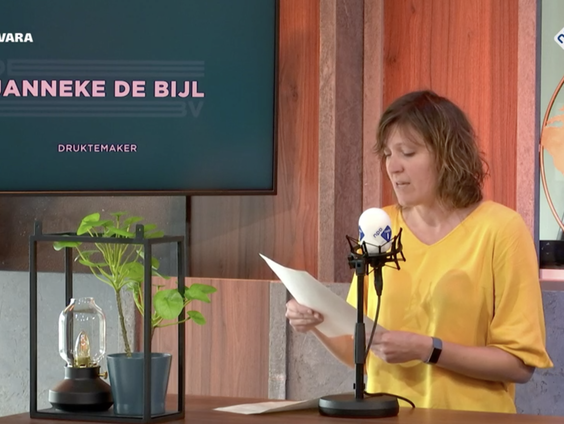 Druktemaker Janneke de Bijl - Gierig