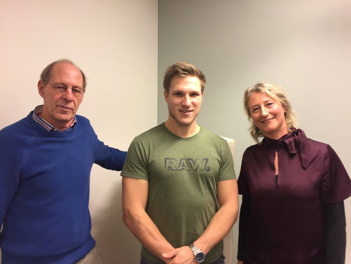 Jeffrey Hoogland op De Perstribune