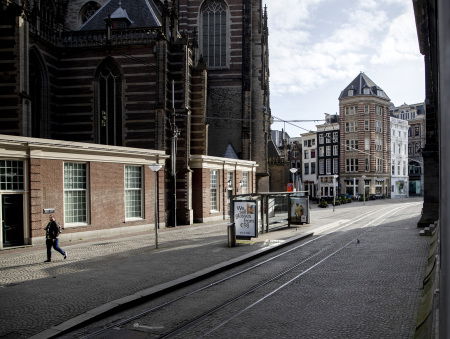 Fotograaf Thomas Schlijper over de uitgestorven Amsterdamse binnenstad