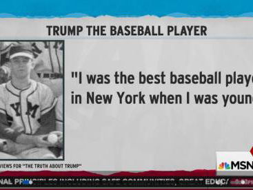 Donald Trump en honkbal