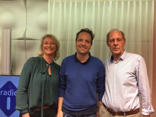 Op de Perstribune Merijn Zeeman