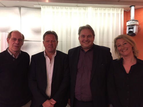 Leon Willems en Geert Meijer op De Perstribune