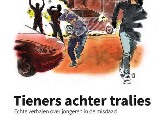 Tieners achter tralies