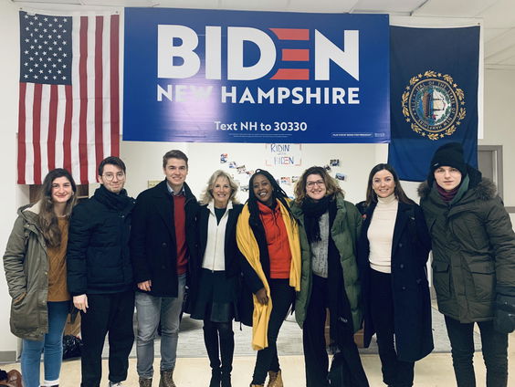 Yordi voerde campagne voor Joe Biden